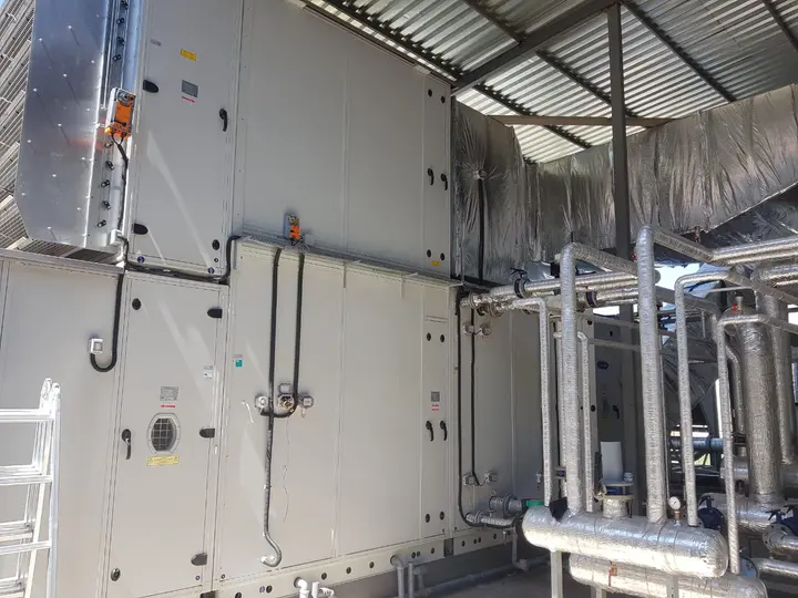 Air handling unit installation